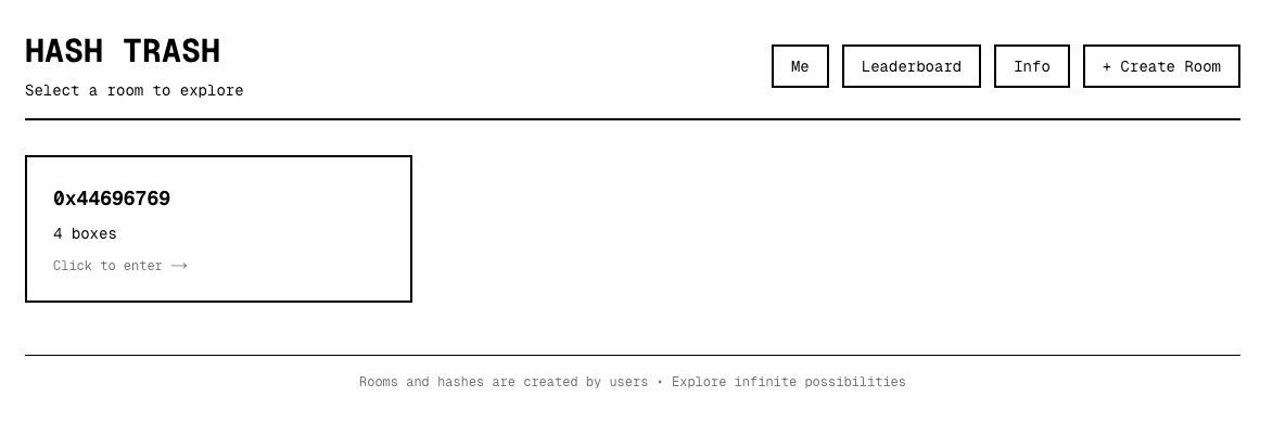 Hash Trash - Interactive Challenge Platform